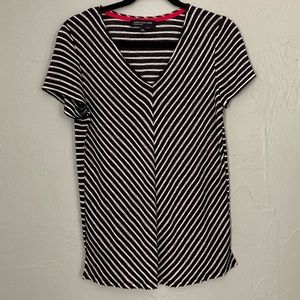 Jones New York Signature 
Blue / white striped